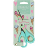 Ножницы детские 13,7см "Happycut" сталь, ручки пластиковые, лезвия с принтом, 4 вида 60-0033/04