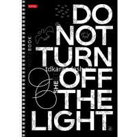 Тетрадь А4 96л клетка "In the dark" на гребне выборочный лак 4 дизайна 077328 от магазина "Карандаш"