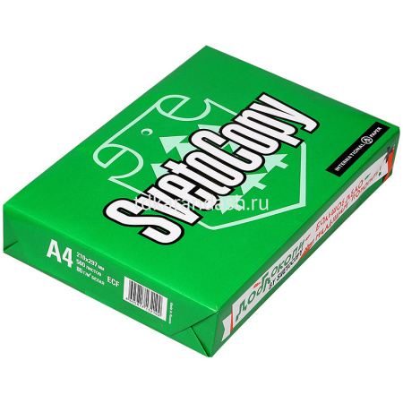 Бумага офисная А4 500л "SvetoCopy" 80г/м2, класс С