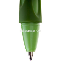 Ручка шариковая для левшей 0,45мм синяя, зеленый корпус 6318/2-10-41 от магазина "Карандаш"