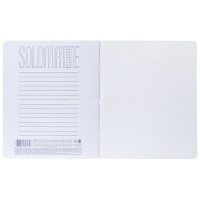Тетрадь А5 48л клетка "SoloMatte. Небесная лазурь" на скобе, ламинация Soft-touch 092726 от магазина "Карандаш"