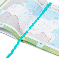 Набор закладок самоклеящихся 8 шт/уп 0,8х37,6см бирюзовая волна 2935/8-118 от магазина "Карандаш"