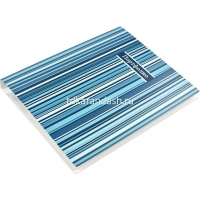 Папка-портфолио универсальное А4 "Фактура полосы" на кольцах 40 файлов пвх, пластик 39282 от магазина "Карандаш"