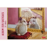 Альбом для рисования А4 30л "Узнай себя! Lucia Heffernan" на скобе 5 дизайнов 30А4В/074911 от магазина "Карандаш"