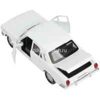 Машина "Газ-2401 Волга" белая, инерционная, металл 12см (открывающиеся двери) 2401-12-WH от магазина "Карандаш"