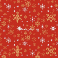 Бумага упаковочная 70см х 1м "Премиум. Новый год" мелованная 5 дизайнов УБ-4378 от магазина "Карандаш"