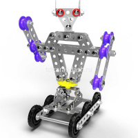 Конструктор металлический "Для уроков труда 3в1. Робот Р1, Р2, ЗПУ" 192 детали 02214 от магазина "Карандаш"