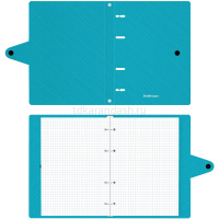 Тетрадь на кольцах А5 80л клетка "Glance Vivid" на кнопке, пластиковая обложка 43544/53146 от магазина "Карандаш"