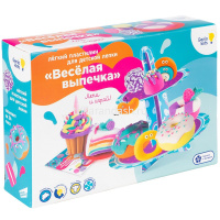 Картинка Набор д/лепки из пластилина 7 цветов "Весёлая выпечка" (тарелка, стек-нож, заготовка д/подставки) от магазина "Карандаш" Набор д/лепки из пластилина 7 цветов "Весёлая выпечка" (тарелка, стек-нож, заготовка д/подставки) от магазина "Карандаш"