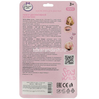 Тени для век "Цветок" с блестками (помада 2шт, аппликатор) в блистере 5566C-TM-ML от магазина "Карандаш"