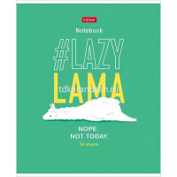 Тетрадь А5 24л линия "Ленивые хвостики" на скобе матовая ламинация, тиснение, 5 дизайнов 080108 от магазина "Карандаш"