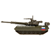 Картинка Танк "T-90" темно-зеленый, инерционный, металл 12см (вращается башня) SB-16-19-T90-G-WB от магазина "Карандаш" Танк "T-90" темно-зеленый, инерционный, металл 12см (вращается башня) SB-16-19-T90-G-WB от магазина "Карандаш"