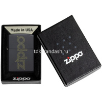 Зажигалка "Zippo Design" 38x13x57мм латунь/сталь, чёрная, матовая 49598/60286 от магазина "Карандаш"
