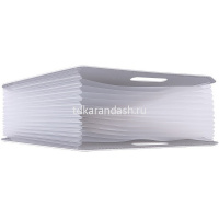 Лоток д/бумаг вертикальный 13 отделений 270х320х40мм складной, серый, полипропилен 63952GREY от магазина "Карандаш"