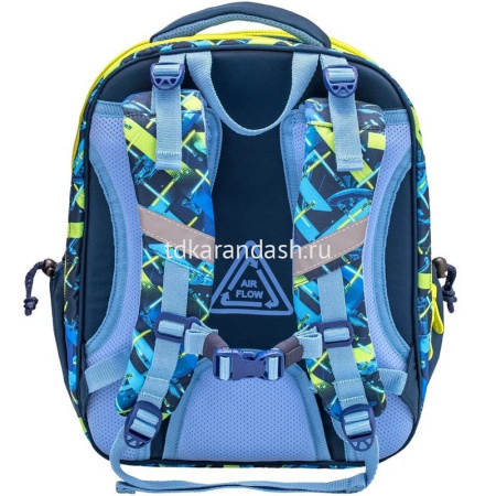 Ранец "Galaxy" 38х35х19см, 800гр, 2 отделения, 2 кармана, с брелком 338-82/20-03 от магазина "Карандаш"