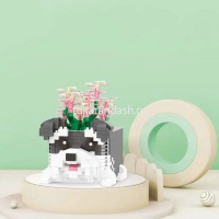 Конструктор 3D "Собака" 430 деталей 6,5х9х9см пластик 18434BA от магазина "Карандаш"