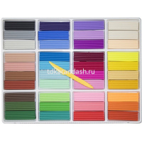 Пластилин 40 цветов 800гр. "Классика" со стеком, картон 30С 1922-08 от магазина "Карандаш"