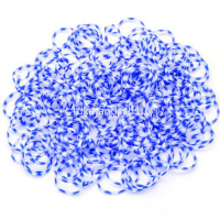 Резиночки для плетения 200шт с крючком и зажимами прозрачные 6 цветов Y2761-15/Y2010-14 от магазина "Карандаш"