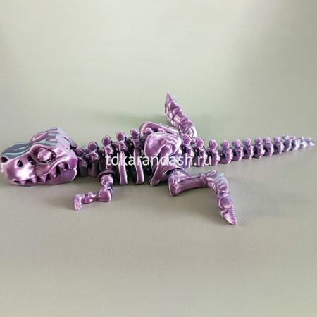 Фигурка 3D "Дракон" 12см подвижный, пластик, 3 вида, 3 цвета 11259-24 от магазина "Карандаш"