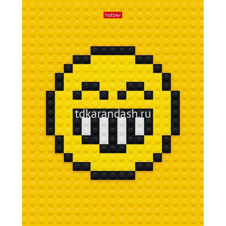 Тетрадь А5 48л клетка "Лего-SMILE!" на скобе 5 дизайнов 48Т5В1/074651