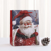 Пакет подарочный "Новый год" 32х26х10см 4 вида Y10549-24 от магазина "Карандаш"