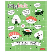 Тетрадь А5 48л клетка "Пришла еда" на скобе матовая ламинация 5 дизайнов 48Т5лВ1/068336 от магазина "Карандаш"