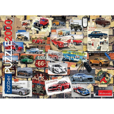Пазлы 2000 эл. "Premium. Ностальгия. Автомобили мира" 98х68см 083754 от магазина "Карандаш"