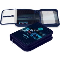 Пенал "Tronix" 20х14х4см прямоугольный одностворчатый, 2 откидные планки, ткань 093863 от магазина "Карандаш"