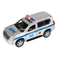 Картинка Машина "Toyota Land Cruiser Prado. Полиция" белая, инерционная, металл 12см (открывающиеся двери) от магазина "Карандаш" Машина "Toyota Land Cruiser Prado. Полиция" белая, инерционная, металл 12см (открывающиеся двери) от магазина "Карандаш"