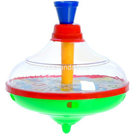 Юла "Подводный мир" 14см пластик, 3 цвета B1331409/850-3 от магазина "Карандаш"