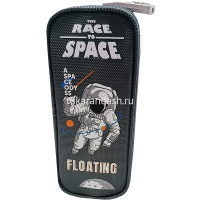 Пенал "Космос" 22х9х7см прямоугольный, 2 отделения, кодовый замок, текстиль, серый BD22136 от магазина "Карандаш"