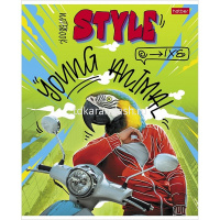 Тетрадь А5 48л клетка "Городские джунгли" на скобе 5 дизайнов 48Т5В1/078463 от магазина "Карандаш"