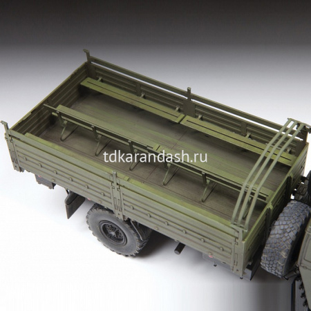 Модель "Российский двухосный грузовой автомобиль К-4350" 23см 485 деталей 3692 от магазина "Карандаш"