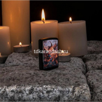 Зажигалка "Anne Stokes" 38x13x57мм латунь/сталь, чёрная, матовая 49097/58998 от магазина "Карандаш"