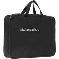 Папка с ручками 26х34х8см черная ПДМ-11/241188 от магазина "Карандаш"