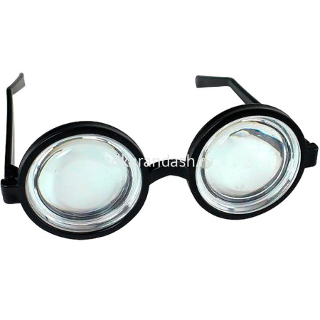 Очки "Ботаник" круглые с увеличением, в картонном блистере 2058/Y631-13 от магазина "Карандаш"