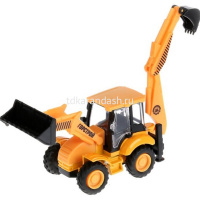 Картинка Экскаватор-погрузчик желтый, инерционный, металл 15см (подвижные детали) SB-17-78-B-WB от магазина "Карандаш" Экскаватор-погрузчик желтый, инерционный, металл 15см (подвижные детали) SB-17-78-B-WB от магазина "Карандаш"