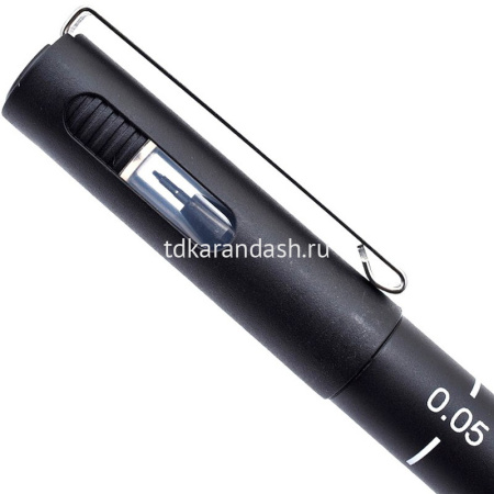 Ручка капиллярная "PIN005-200" 0,05мм черная 141534 от магазина "Карандаш"