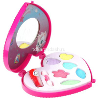 Косметика для девочек "Сердце" (тени для век, помада, аппликатор) 122896-HT-ML от магазина "Карандаш"