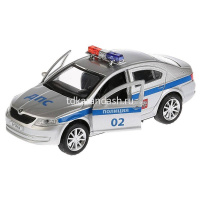 Картинка Машина "Skoda Octavia. Полиция" серебро, инерционная, металл 12см (открывающиеся двери) OCTAVIA-P от магазина "Карандаш" Машина "Skoda Octavia. Полиция" серебро, инерционная, металл 12см (открывающиеся двери) OCTAVIA-P от магазина "Карандаш"