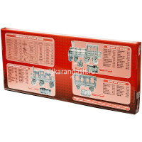 Конструктор металлический "Железная дорога" 860 деталей 00948 от магазина "Карандаш"