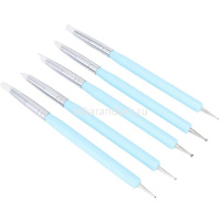 Набор инструментов для моделирования 5шт. металл/силикон Y10764-24 от магазина "Карандаш"