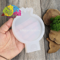 Молд силиконовый "Подставка под стакан. Гранат малый" 137х112х13мм К008 от магазина "Карандаш"