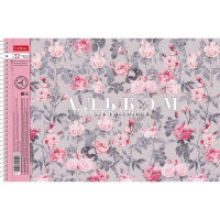 Альбом для рисования А4 32л "Floral collection" на спирали перфорация на отрыв 5 дизайнов 085219 от магазина "Карандаш"