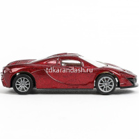 Машина "Макларен p1" красная, инерционная, металл 9,5см (открывающиеся двери) 2304C0595-R от магазина "Карандаш"