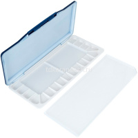 Палитра 27х12х2,5см прямоугольная 18 ячеек с крышкой, пластик 249411890 от магазина "Карандаш"