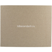 Холст на МДФ, 40х50см 45% хлопок 55% лён, мелкое зерно, 280г/м2 2683103-40х50 от магазина "Карандаш"