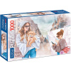 Пазлы 1000 эл. "Premium. Девушка с собачкой" 68х48см 1000ПЗ2_23826/071481