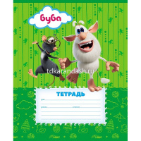 Тетрадь А5 12л линия "Буба" на скобе 5 дизайнов 082438 от магазина "Карандаш"