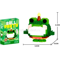 Конструктор 3D "Ball Party" количество деталей 186-218, 8х11х4см пластик, ассорти W2603/11315-24 от магазина "Карандаш"